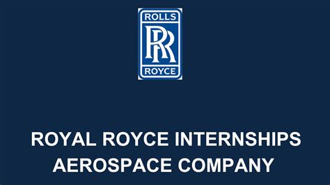 rolls royce aerospace internship.